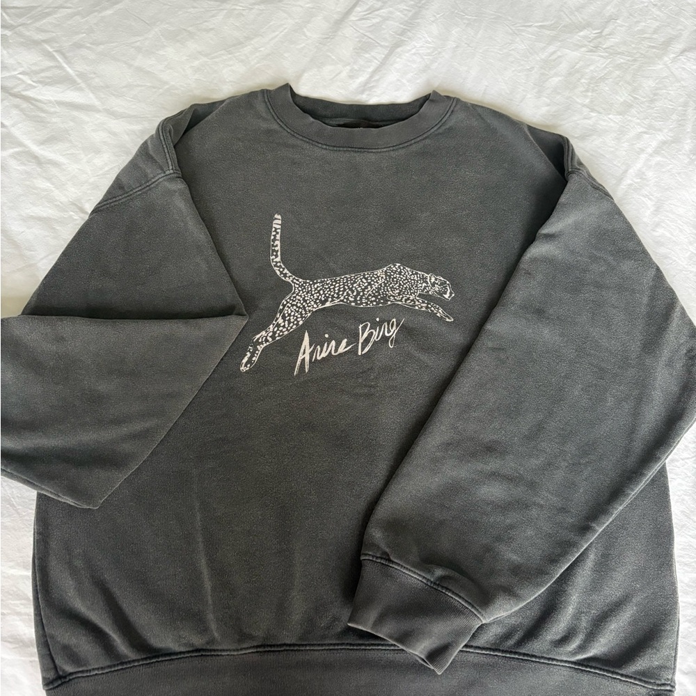 Anine Bing Gray Sweatshirt